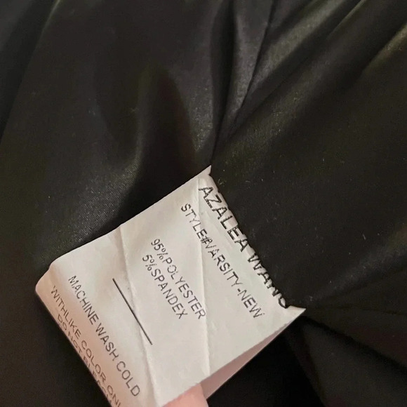 Azalea Wang NWOT Varsity-New Double Breasted Black and White Blazer Jacket SZ XL - Picture 13 of 13